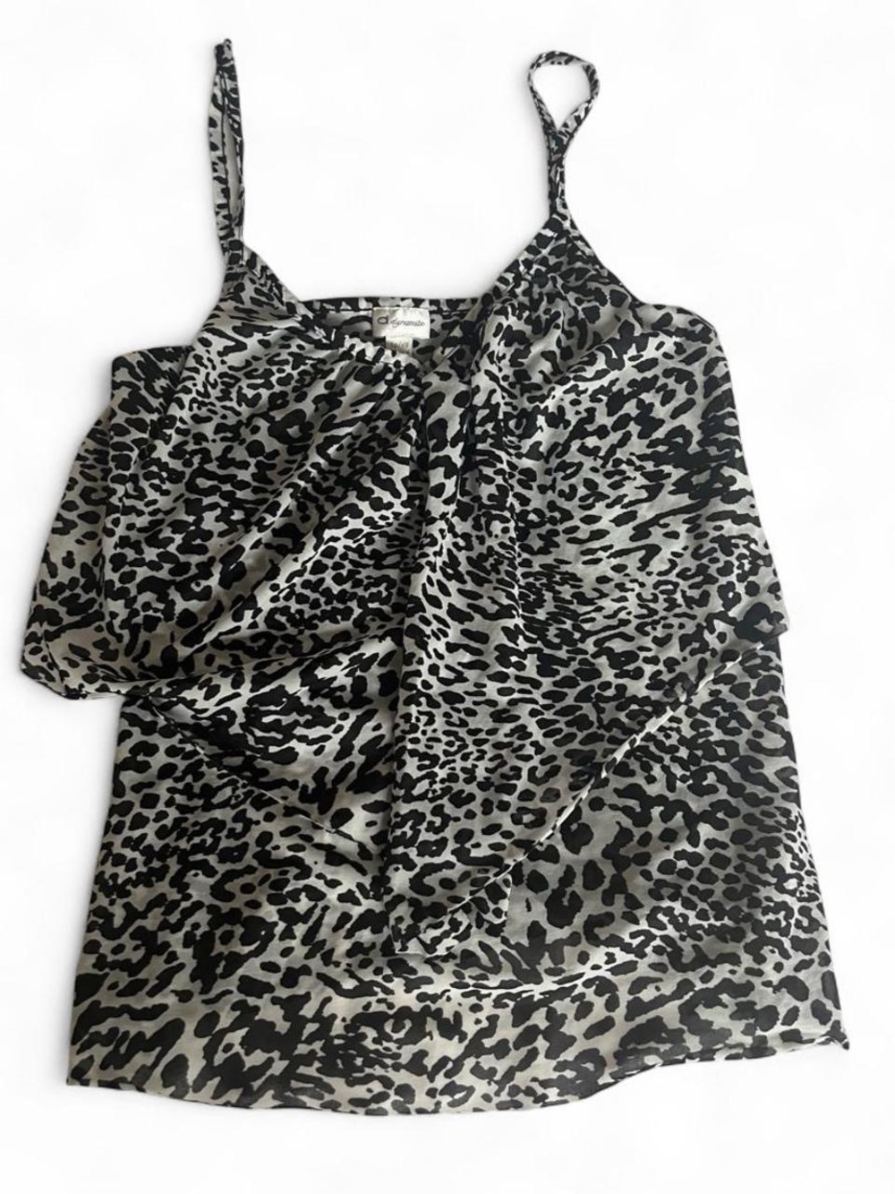 Dynamite vintage Leopard Print Cami Top - Black & White